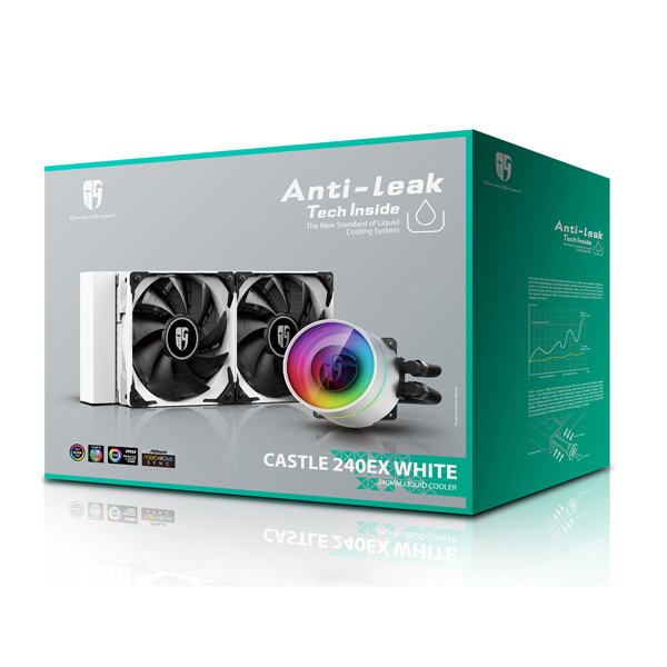 Deepcool GamerStorm Castle 240EX White CPU Liquid Cooler
